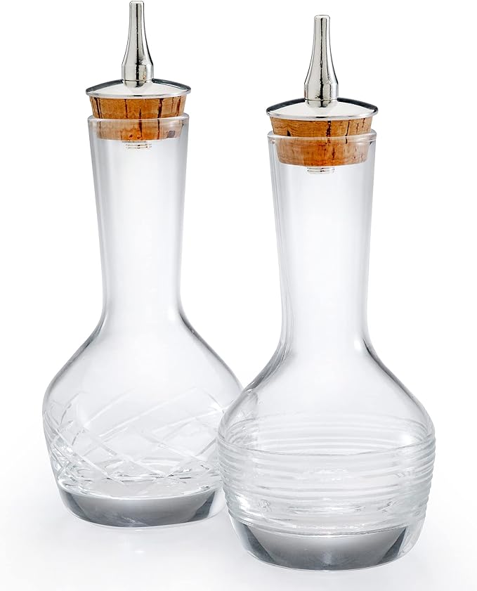 Barfly Bitters Bottle - M37189/M37191, Glass, 3 oz (90 ml), Set of 2