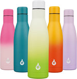 Load image into Gallery viewer, BJPKPK Insulated Water Bottle 17oz Stainless Steel Water Bottles Dishwasher Safe Reusable Metal Thermal Keep Cold and Hot,Elegant Green