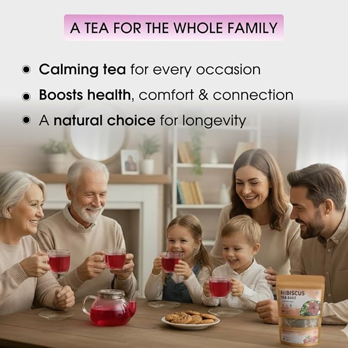 TeaDreamTea Hibiscus Tea Bags 200 Bleach-Free Tea Bags Caffeine Free Dried Hibiscus Flowers Hibiscus Flower Tea Dried Flower Tea Brew Hot or Iced Herbal Hibiscus Tea, 200 Count (Pack of 1)