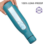 Load image into Gallery viewer, BJPKPK 25oz Insulated Stainless Steel Water Bottles Reusable Metal Travel Sports Water Bottle Keep Cold and Hot,Laguna