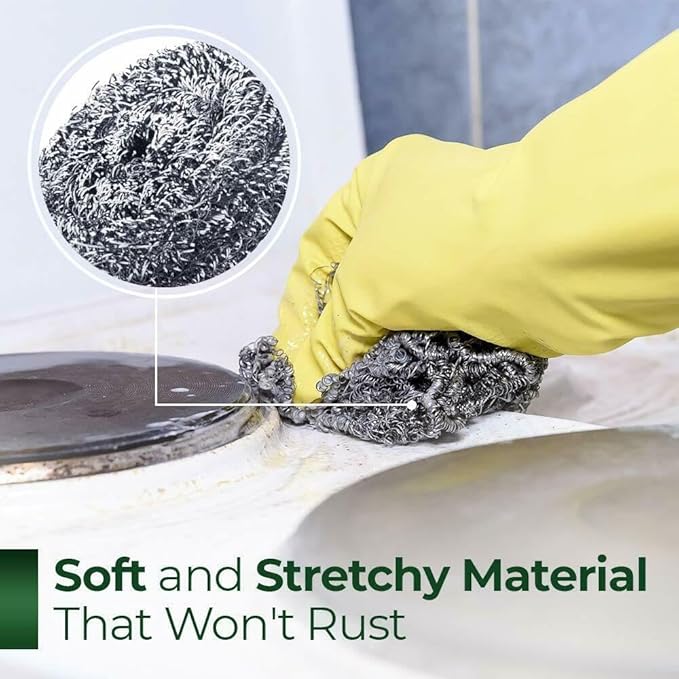 Stanley Home Products Degreaser Concentrate (32 fl. oz.) with Stainless Steel Kitchen & Kettle Cleaner Sponges – Removes Grease & Grime