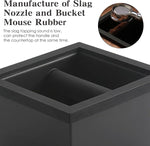 Load image into Gallery viewer, Stainless Steel Espresso Coffee Ground Knock Box Chute, Built-in Desktop Waste Bucket, Bottomless Knocking Residue Box
