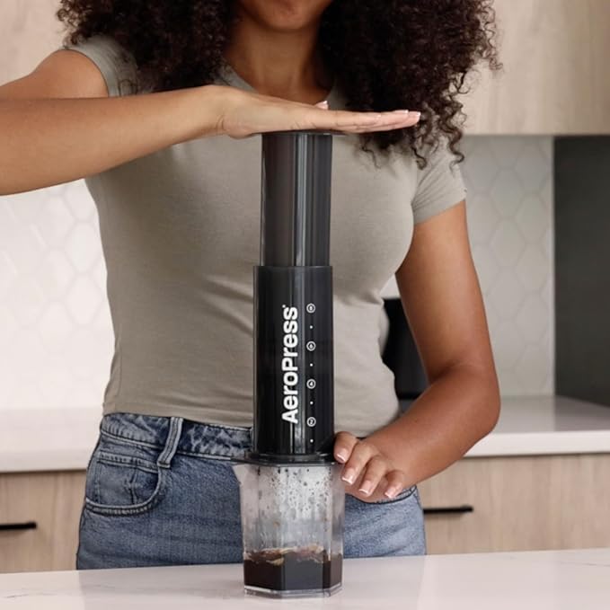 AeroPress XL Coffee Maker White Paper Micro-Filters, Compostable Coffee Filters Made From White, Chlorine-Free Paper, Fits XL Size AeroPress Manual Coffee Makers, 2 Pack (400 Count)