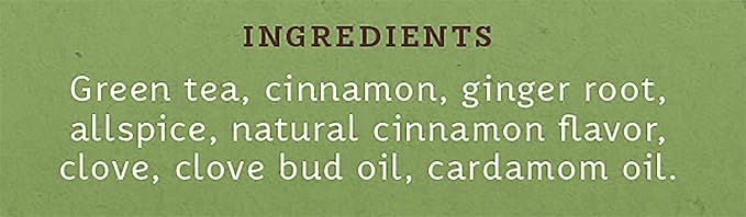 Stash Tea Green Chai Tea, Box of 100 Tea Bags (Packaging May Vary)