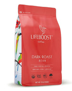 Load image into Gallery viewer, Lifeboost Dark Organic Coffee Beans - Single Origin Non-GMO Dark Roast Low Acid Coffee Beans - Third Party Tested For Mycotoxins &amp; Pesticides - Whole Bean - 12 Ounces