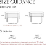 Load image into Gallery viewer, Designer French Red Table Cloth for Rectangle Table,Fall Linen Tablecloth with Cashew Pattern,Stain Proof Decor Tablecloths for Dining Thanksgiving Kitchen,55"*87"-Chauffrey D