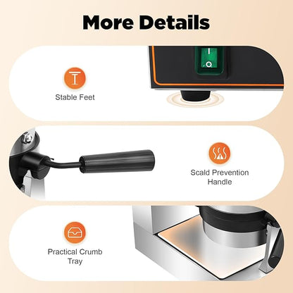 Burger Waffle Maker,Commercial Electric Burger Panini Maker Machine,Non Stick Waffle Press Machine with Time & Temp Control Stainless Steel Material for Home Kitchens Breakfast Shops Schools