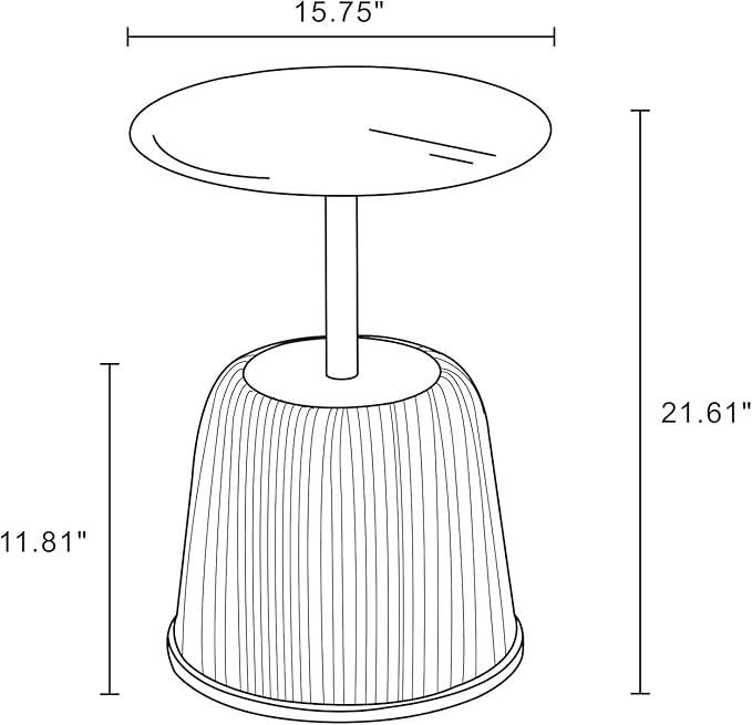 Manhattan Comfort Modern Anderson Coffee Table, 1.0 & 2.0 End Table, Upholstered in Orange Leatherette with Ceramic Faux Tabletop and Gold Metal Tabletop- Set of 3