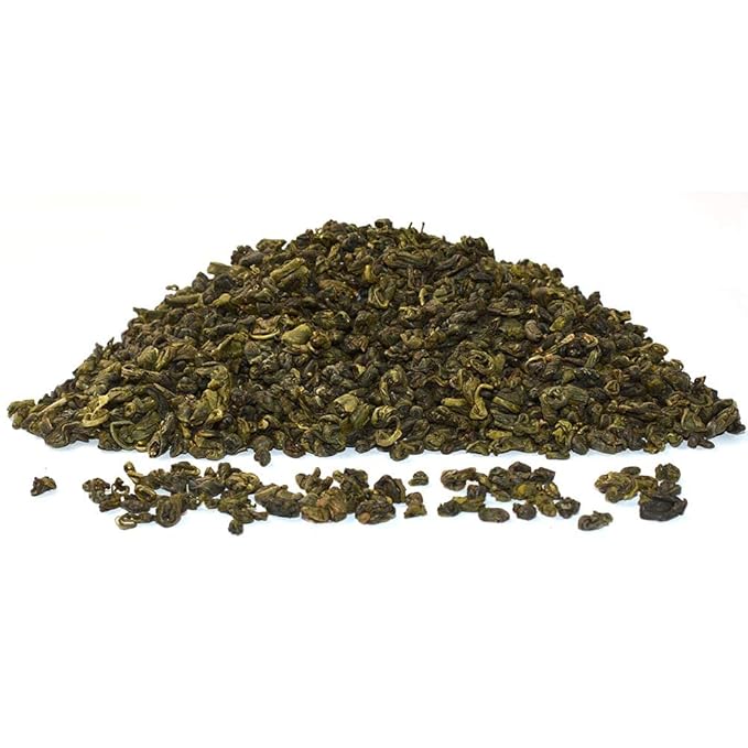 TIAN HU SHAN Premium Green Tea Loose Leaf 16 Ounce (454g) (Pack of 2)