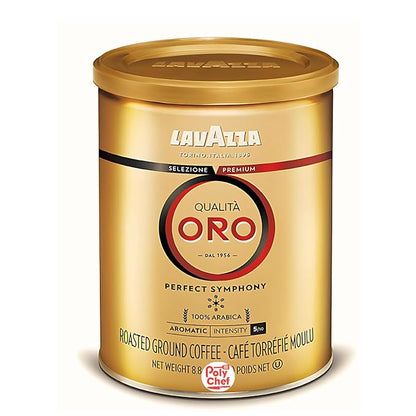 Lavazza Qualita Oro Ground Coffee, 8.8 Ounce (Pack of 1) - Packaging May Vary