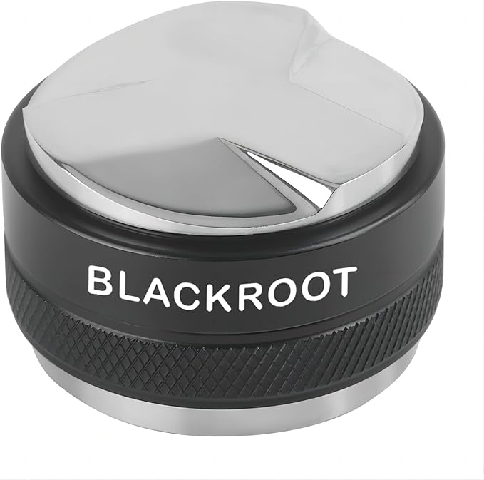 BLACKROOT 53mm Precision Coffee Distributor and Tamper,Dual Head Leveler Tool with Adjustable Depth for Consistent Espresso Puck Prep, Fits 53-54mm Portafilters