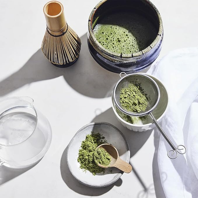 Palais des Thés - Organic Matcha Latte Mix – Premium Organic Japanese Green Tea Powder for Lattes, Smoothies, and Cooking – 1.75 oz Pouch