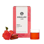 Load image into Gallery viewer, OSULLOC Sweet Hibiscus (Lemon &amp; Cinnamon flavor), Decaffeinated Herbal tea, Relaxing Fruit Blended Hibiscus tea, Premium Tea bags from Jeju Island, 20 count, 1.27 oz
