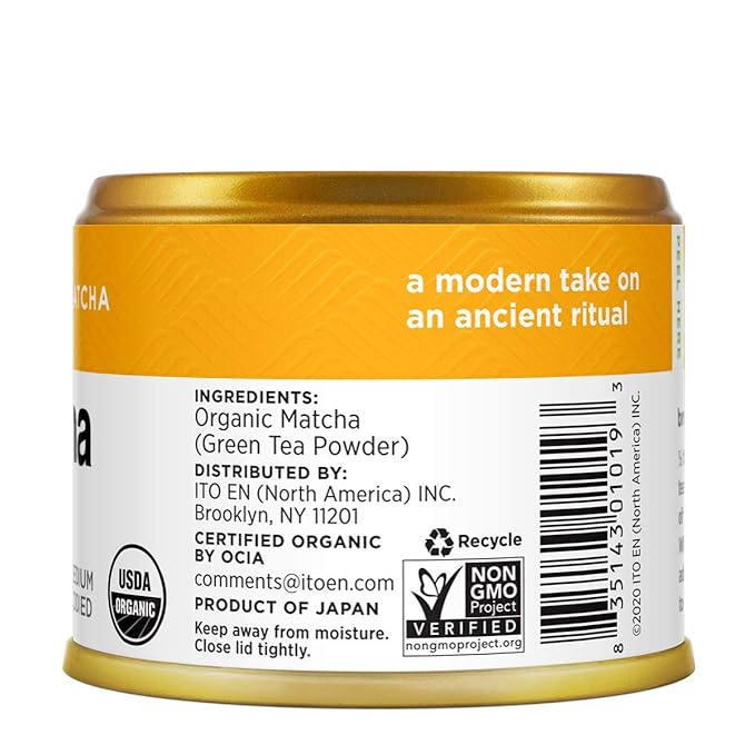 Matcha Love Ceremonial Green Tea Organic 0.7 Ounce Canister (Pack of 1) Green Tea Powder