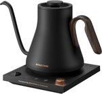 Load image into Gallery viewer, Electric Kettle, Gooseneck Electric Kettle, ±1℉ Precise Temperature Control, Stainless Steel Interior, Quick Heating for Pour Over Coffee, Tea &amp; Boiling Water, 0.9L (Wood Black)