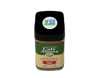Café Altura, Freeze Dried Instant Coffee, Medium Roast, Organic, 6 x 3.53 oz. Jars