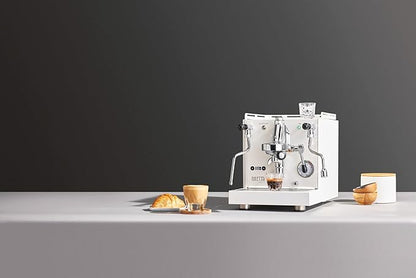 Diletta Alto Espresso Machine | Dual Boiler | PID | Shot Timer | Adjustable OPV | (White)