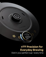 Load image into Gallery viewer, Cocinare FLOW B9 Gooseneck Electric Kettle, Precise Temperature Control for Pour-Over Coffee &amp; Tea Brewing, Stainless Steel Interior, Rapid Heating for Boiling Water 1500W/0.9L (Delacroix Green)