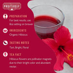 Load image into Gallery viewer, Organic Positively Tea Company, Hibiscus Herbal Tea, K-Cup Compatible, 96 Pods