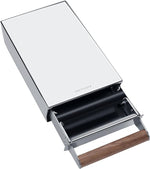 Load image into Gallery viewer, Normcore Espresso Knocker Drawer, Coffee Knock Box with Shock Absorbing Removable Knock Bar and Non-Slip Base, Mirror Finish, 304 Stainless Steel With Walnut Wood Hand, Size: S