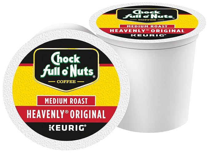 Chock Full o'Nuts Original Coffee, Compatible with K-Cup Pods, 32 CT (Pack of 3)