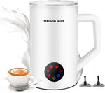 Load image into Gallery viewer, MAISON HUIS Milk Frother, 6-IN-1 Electric Milk Steamer, 20oz/591ml Hot &amp; Cold Foam Maker for Latte &amp; Cappuccino, 550W Fast Heating Stainless Steel Milk Steamer, Hot Chocolate Maker
