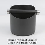 Load image into Gallery viewer, Italian Espresso Tapping Box, Stainless Steel Coffee Grinding Tapping Box, With Detachable Tapping Rod And Anti Slip Rubber Base (Black-S)