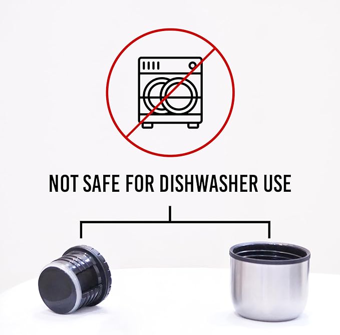 Best Stainless Steel Coffee Thermo | BPA Free & Triple Wall Insulated | Hot Water & Cold Drinks for Hours | Perfect for Biking, Backpack, Camping, Office | Fits Most Car Cupholders (500 ML)