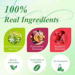 Load image into Gallery viewer, WT WEETEE Decaf Passionfruit Raspberry Green Tea, 100 Count Passion Fruit Raspberry Flavored Decaffeinated Green Tea Bags, CO2 Decaffeination