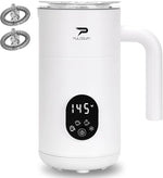 Load image into Gallery viewer, Milk Frother, Electric Milk Frother and Steamer 4 in 1 Automatic Coffee Steamer Frother, 11.8OZ / 350ML Warm and Cold Foam Frother For Coffee,Latte, Cappuccino, Macchiato, Hot Chocolate, White