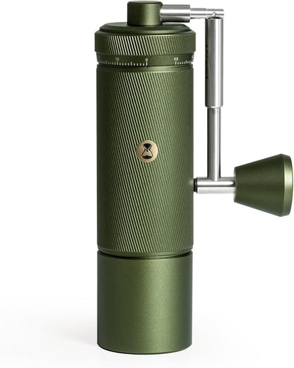 TIMEMORE S3 Manual Coffee Grinder with External Adjustment and Stainless Steel Patented Burr，Hand Coffee Grinder High Presicion Premium Expresso Coffee Grinder Chestnut S3 - Green