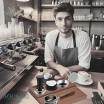 Load image into Gallery viewer, 51-58 mm Wide Espresso Tamping Mat - Wooden Coffee Tamping Station - Espresso Accessories for Baristas