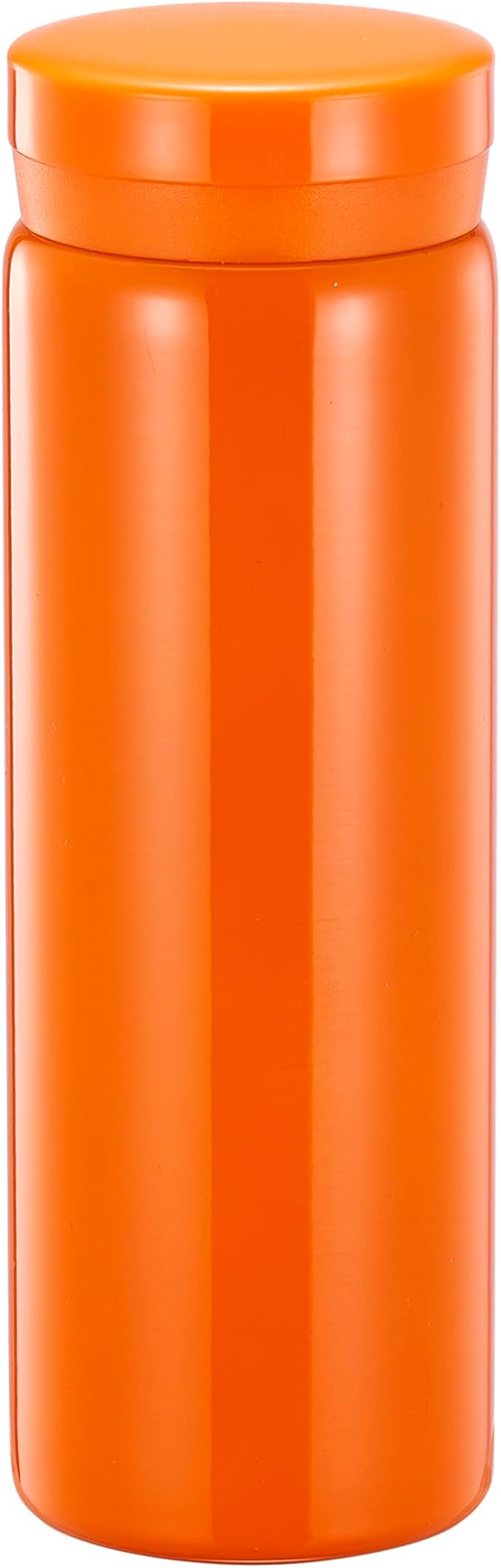 10oz Mini Water Bottle Stainless Steel Thermos Small Flask - Insulated Vacuum, Leak Proof, Keeps Drinks Hot/Cold - Ideal for Coffee, Tea, Water - Orange