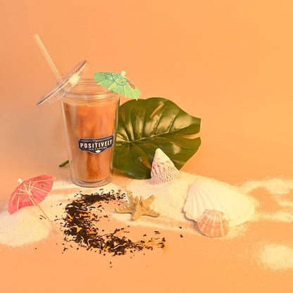 Organic Positively Tea Company, Passion Fruit Black Tea, Loose Leaf, 16 Ounce