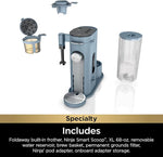 Load image into Gallery viewer, Ninja Pod &amp; Grounds Specialty XL Single-Serve Coffee Maker, K-Cup Pod Compatible, Brews Grounds, Compact Design, Built-In Milk Frother, 68-oz. Reservoir, 6oz. Cup-24oz. Mug Sizes, Denim Blue, PB055ABL