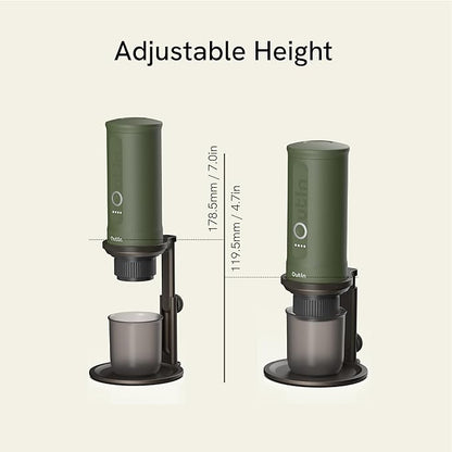 OutIn Fino Portable Electric Coffee Grinder, Portable Coffee Scale, Coffee Stand