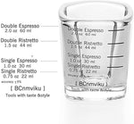 Load image into Gallery viewer, Shot Glasses Measuring cup Liquid Heavy Base Glass Wine Glass Espresso Shot Glass Measurement 2 OZ / 60ML Glass Set for Whiskey, Tequila, Vodka Birthday Gifts Women Men,(Square-4pack)