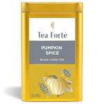 Load image into Gallery viewer, Tea Forte Pumpkin Spice Premium Loose Leaf Caffeinated Black Tea Blend Canister, Makes 35-50 Cups