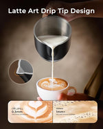 Load image into Gallery viewer, Milk Frother and Steamer, 8-in-1 Electric Milk Frother for Coffee, 13.5oz/400mL Large Capacity Automatic Warm and Cold Foam Maker, Hot Chocolate Maker Coffee Frother, Black