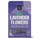Load image into Gallery viewer, FGO Organic Dried Lavender Flowers, Extra Grade Dried Buds, Imported From France for Culinary or Sachet Bags, 4oz, Packaging May Vary (Pack of 1)