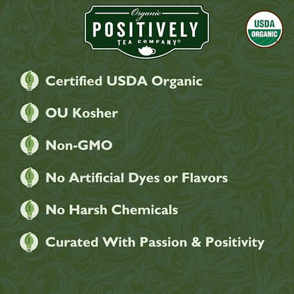 Organic Positively Tea Company, Pinhead Gunpowder Green Tea, Loose Leaf, 4 Ounce