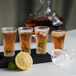 Load image into Gallery viewer, BCnmviku 4Pack Shot Glasses 65ML/2.2OZ Tequila Glasses Heavy Base Cordial Glasses