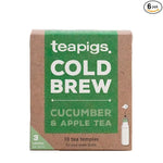 Load image into Gallery viewer, Teapigs Cucumber &amp; Apple Cold Brew Made With Whole Leaves (6 Packs of 10 Tea Bags)