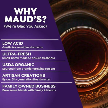 Maud's Organic Chai Tea Pods, 24 ct, Recyclable Single Serve Tea Pods – 100% Gourmet Blended Tea Leaves, Compatible with Keurig K Cups Maker