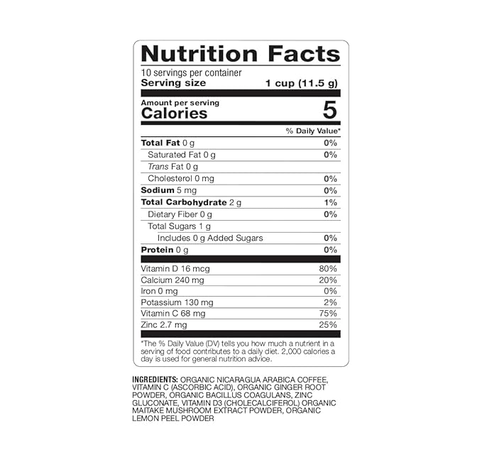 BareOrganics Daily Defense Coffee with Superfoods, 60ct (15660) (Pack of 2)