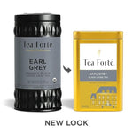 Load image into Gallery viewer, Tea Forte Earl Grey Premium Loose Leaf Caffeinated Black Tea Blend Canister, Makes 35-50 Cups