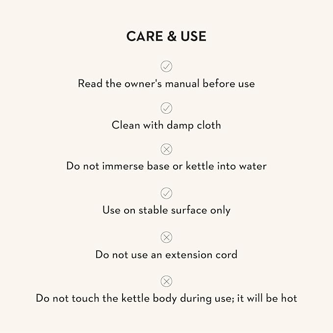 MACKENZIE-CHILDS Electric Kettle, Stainless-Steel Tea Kettle, Green-and-White Emerald Check