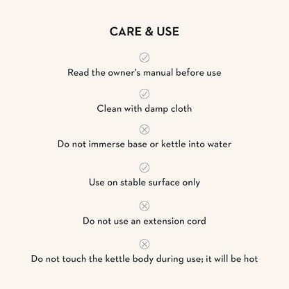 MACKENZIE-CHILDS Electric Kettle, Stainless-Steel Tea Kettle, Green-and-White Emerald Check