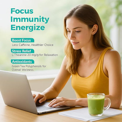 Emerail Organic Ceremonial Grade Matcha, Premium First Harvest Matcha Green Tea Powder, 100% Pure USDA-Certified, Sugar-Free Gluten-Free Vegan (40g / 1.4oz)