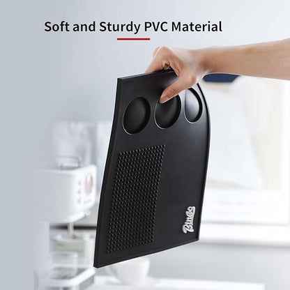 Espresso Tamping Mat - Thick Silicone Tamper Mat Coffee Bar Mat, Non-slip Coffee Tamper Holder Pad for Baristas Home